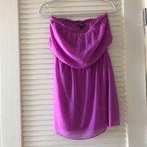 Express sleeveless dress purple XS